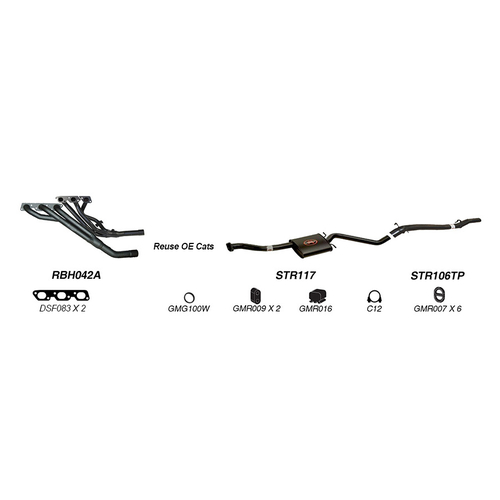 Redback Performance Exhaust System for Holden Commodore (04/1995 - 1997), Calais (04/1995 - 1997)