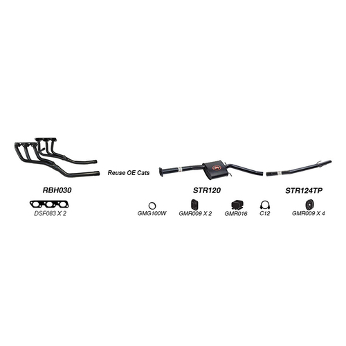 Redback Performance Exhaust System for Holden Commodore (08/1997 - 08/2004), Calais (08/1997 - 08/2004), HSV XU6 (08/1997 - 08/2004)