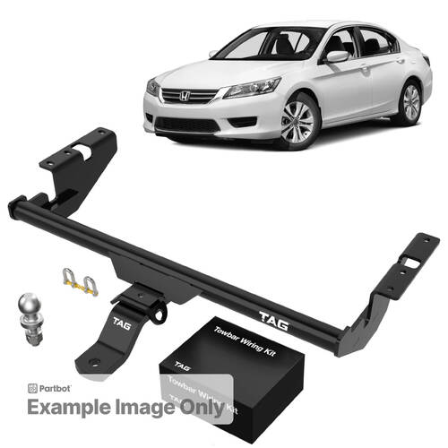 TAG Light Duty Towbar to suit Honda Accord (01/2003 - 05/2008) - Universal Harness with 7 Pin Flat Plug