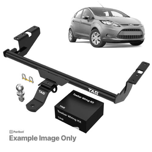 TAG Light Duty Towbar to suit Ford Fiesta (02/2009 - 12/2010) - Universal Harness with 7 Pin Flat Plug