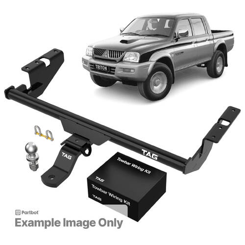TAG Light Duty Towbar to suit Mitsubishi Triton (03/1986 - 12/2006) - Direct Fit Wiring Harness
