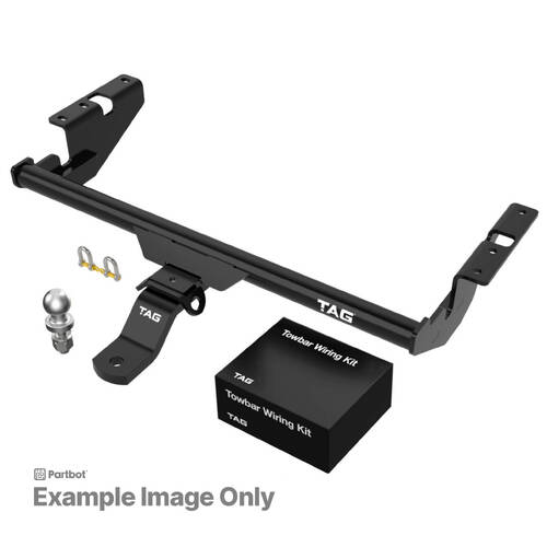 TAG Light Duty Towbar to suit Toyota Town Ace Sbv (01/1997 - 01/2007), Spacia (01/1993 - 01/2002), Town Ace (01/1992 - 2005) - Universal Harness with 