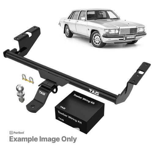 TAG Light Duty Towbar to suit Holden H Series (01/1971 - 01/1980), Monaro (04/1973 - 01/1980), Statesman (07/1971 - 1980) - Universal Harness with 7 P