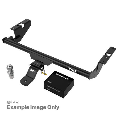 TAG Light Duty Towbar to suit Toyota Hilux (08/2008 - 09/2015) - Direct Fit Harness with Relays