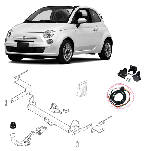 Brink Towbar to suit Fiat 500 (07/2007 - on), 500C (09/2009 - on)