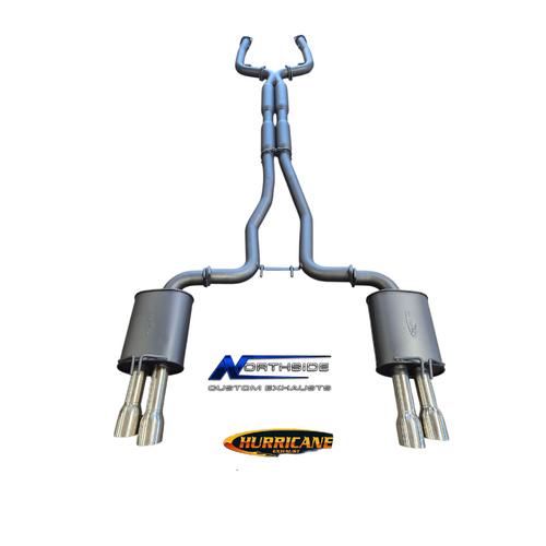 Holden VF SS twin 3" Hurricane cat back exhaust sedan / wagon
