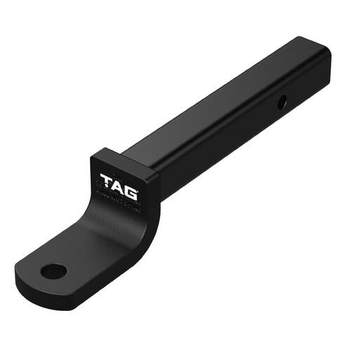 TAG Tow Ball Mount - 338mm Long, 90 DegreeFace, 50mm Square Hitch