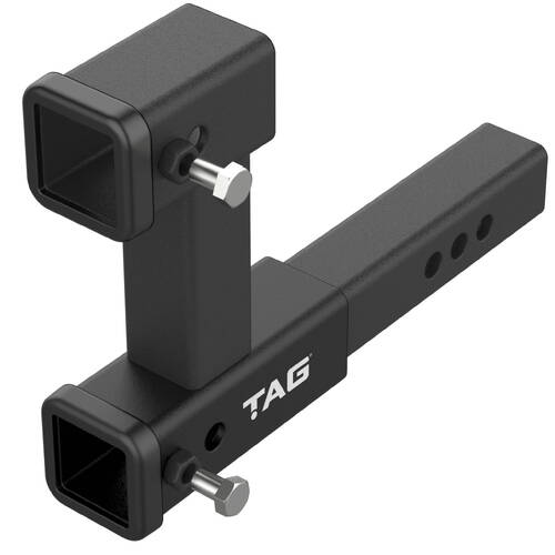 TAG Dual Receiver Hitch Extender - 50mm Square 