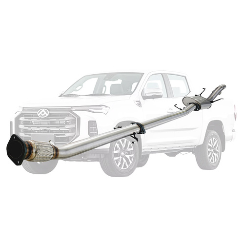 Performance Exhaust for LDV T60 2.0L Turbo Diesel 4 Cyl Ute AWD 09/2021-ON 3 Inch DPF Back Exhaust