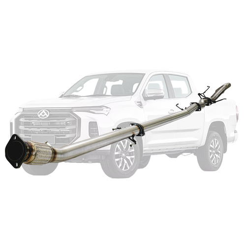 Performance Exhaust for LDV T60 2.0L Turbo Diesel 4 Cyl Ute AWD 09/2021-ON 3 Inch DPF Back Exhaust