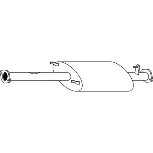 MUFFLERS BOLT ON to suit Hyundai ILoad (01/2008 - 04/2018), IMAX (02/2008 - on)
