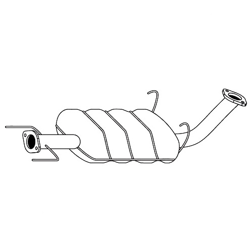 Redback Standard Replacement Exhaust for Hyundai Terracan (12/2001 - 01/2007)