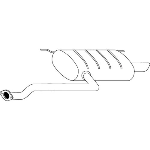 Redback Mufflers Bolt On to suit KIA Optima (04/2004 - 07/2006)