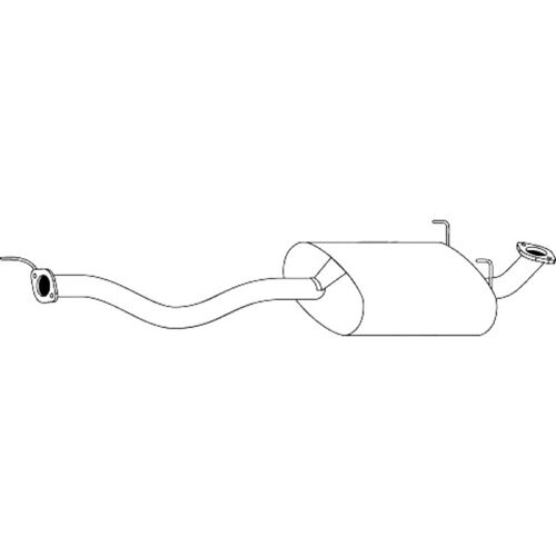 Unbranded MUFFLERS BOLT ON to suit Toyota Hilux (02/2005 - 09/2015)