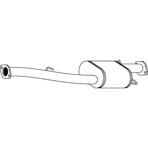 Unbranded MUFFLERS BOLT ON to suit Toyota Hiace Sbv (01/1995 - 01/2005)