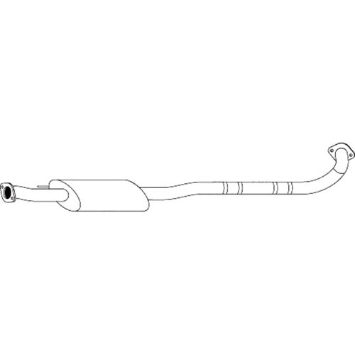 Berklee Exhaust MUFFLERS BOLT ON to suit Toyota Camry (01/1997 - 01/2002)