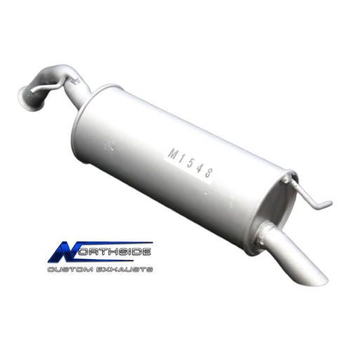 REAR MUFFLERS BOLT ON FOR Toyota Echo 3 DOOR (01/1999 - 01/2005)