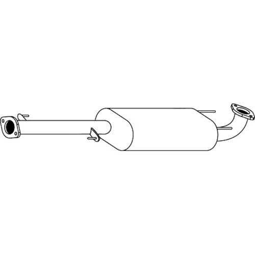 Unbranded Mufflers Bolt On to suit Toyota Prado (04/1996 - 02/2003)