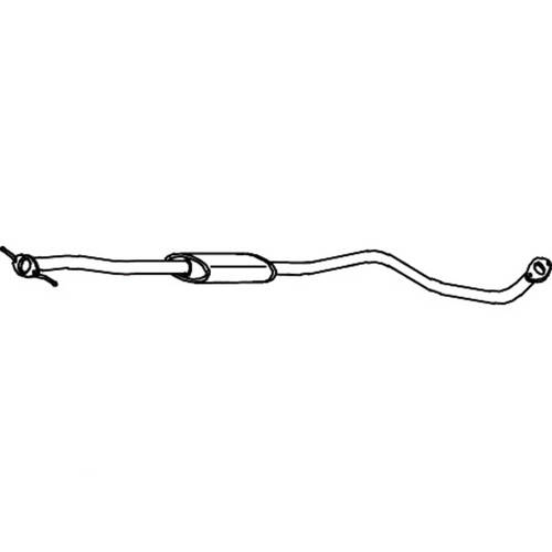 Unbranded MUFFLERS BOLT-ON to suit KIA RIO (2000 - 2005)