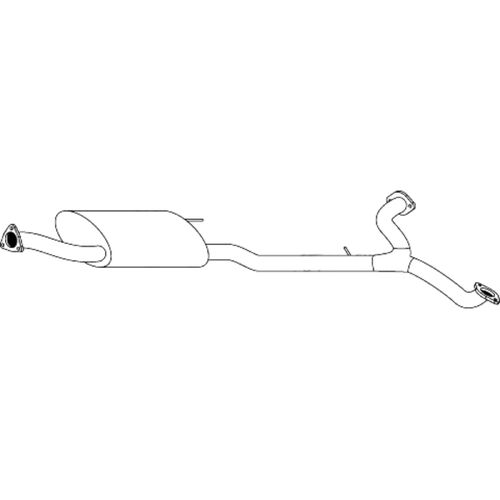 Redback MUFFLERS BOLT ON to suit Holden Captiva (03/2007 - 01/2011)