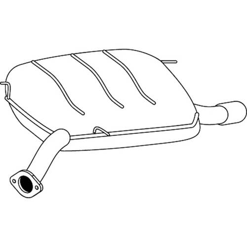 Unbranded MUFFLERS BOLT ON to suit Holden Captiva (01/2006 - 01/2011)