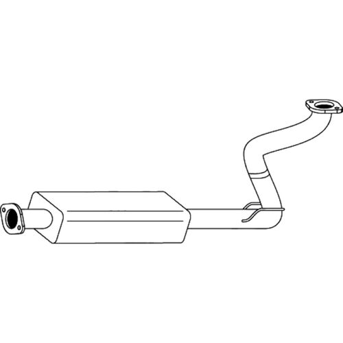 Redback MUFFLERS BOLT ON to suit Hyundai Accent (12/2006 - 12/2009)