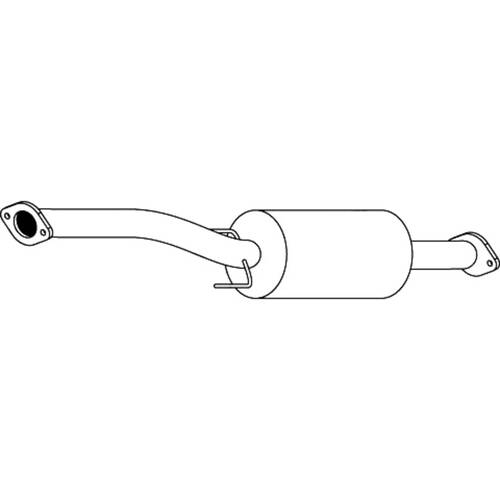 Unbranded Mufflers Bolt On to suit Daewoo Matiz (10/1999 - 2004)