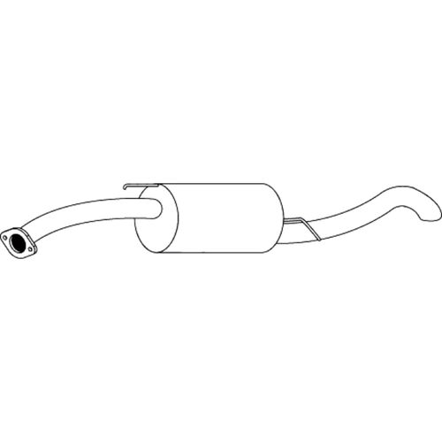 Unbranded MUFFLERS BOLT-ON to suit Daewoo Kalos (2003 - 2004)