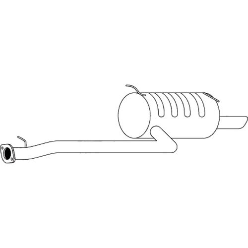 Unbranded MUFFLERS BOLT ON to suit Hyundai Sonata (06/1998 - 04/2000)