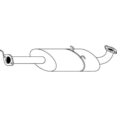 Unbranded Mufflers Bolt On to suit Ford Courier (05/1996 - 02/1999), Mazda B-SERIES BRAVO (04/1996 - 02/1999)