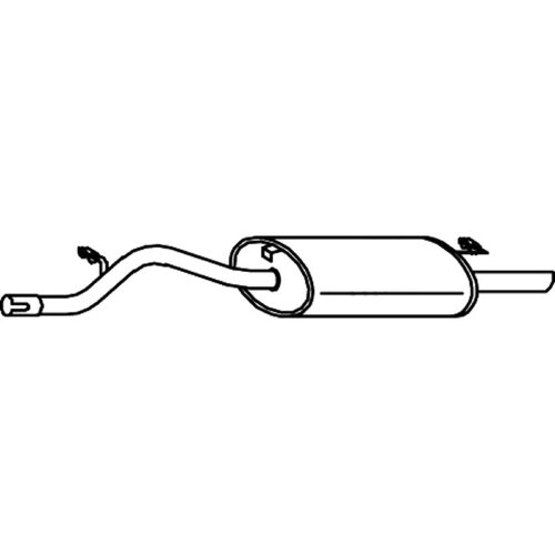 Redback MUFFLERS BOLT ON to suit Ford KA (11/1999 - 12/2003)