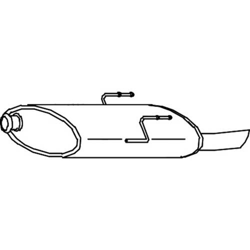 Redback MUFFLERS BOLT ON to suit Peugeot 406 (06/1996 - 05/2004)