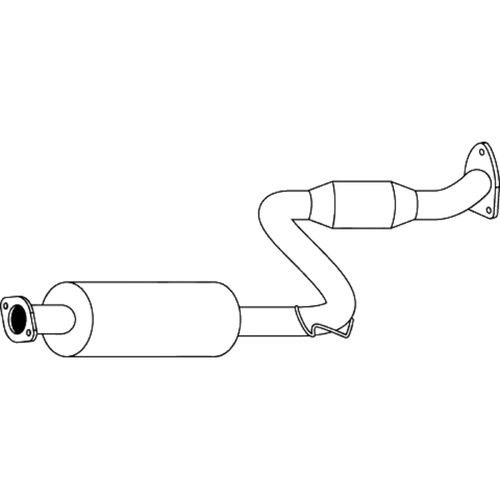 Unbranded MUFFLERS BOLT-ON to suit Mitsubishi Magna, Verada (1999 - 2005)
