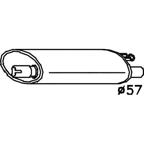 Redback MUFFLERS BOLT ON to suit Volvo 940 (08/1990 - 10/1998)