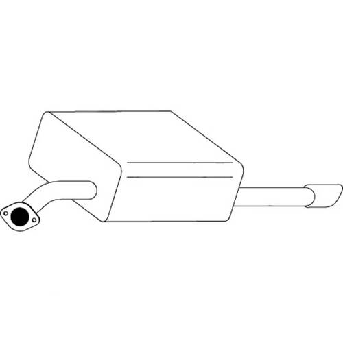 Unbranded MUFFLERS BOLT-ON to suit Holden Commodore (2007 - 2013)