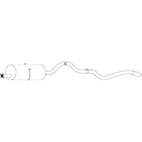 Exhaust MUFFLERS BOLT ON to suit Toyota Hiace (1986 - 1989)
