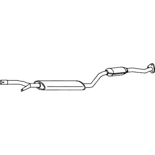 Redback Mufflers Bolt On to suit Volvo S40, V40 (07/1995 - 12/2003)