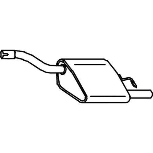 Redback MUFFLERS BOLT ON to suit Ford Focus (09/2002 - 04/2005)