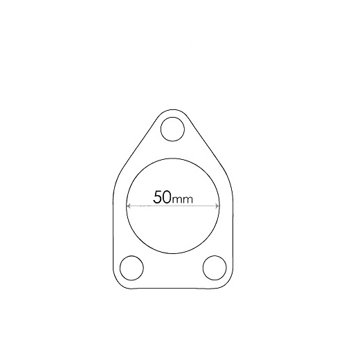 Redback Flange Gasket for Mitsubishi Magna (05/1985 - 09/2004), Lancer (05/1985 - 09/2004), Pajero (05/1985 - 09/2004)