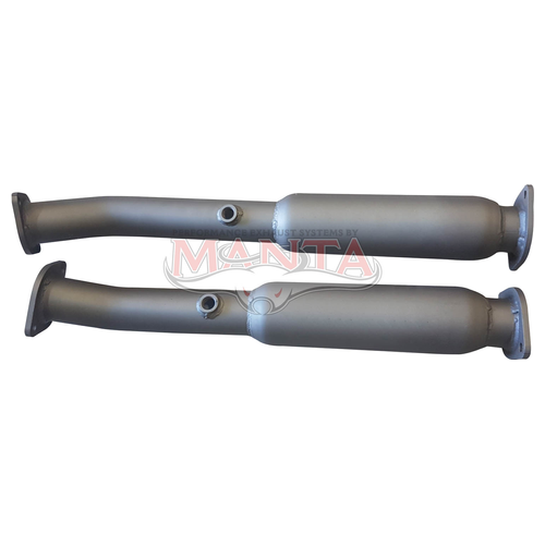 Exhaust for Nissan PATROL Y62 5.6L V8 2.5IN DUAL CAT REPLACEMENT WITH HOTDOGS