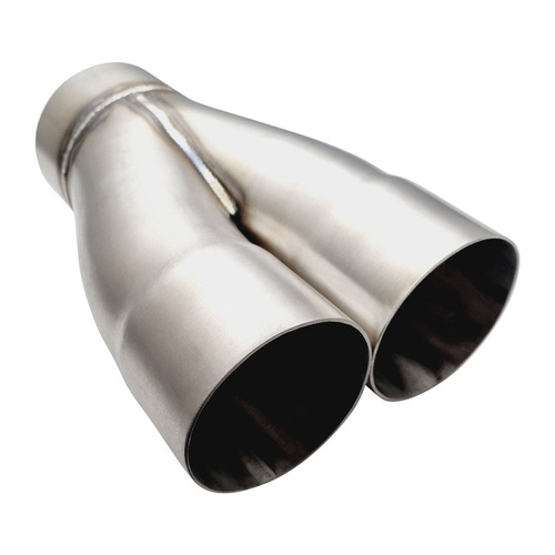2 into 1 3" ID 3 1/2" OD 304 Stainless Merge Collector