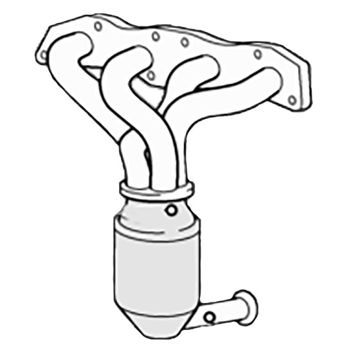 Redback Manifold Catalytic Converter for Peugeot 207 (10/2006 - 06/2014), 207 Sw (10/2006 - 06/2014), 207 Cc (10/2006 - 06/2014), Mini Cooper (10/2006