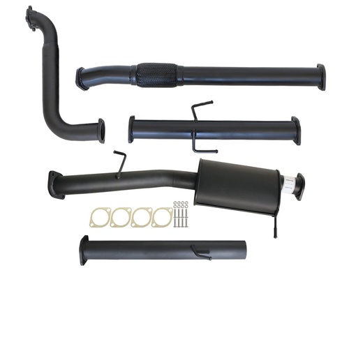 Performance Exhaust for Mitsubishi Triton MN 7/2009 - 1/2015 2.5L 4D56 3 Inch Turbo Back Exhaust