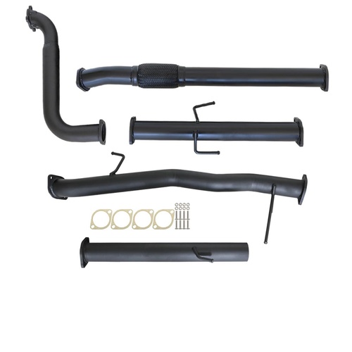 Performance Exhaust for Mitsubishi Triton MN 7/2009 - 1/2015 2.5L 4D56 3 Inch Turbo Back Exhaust