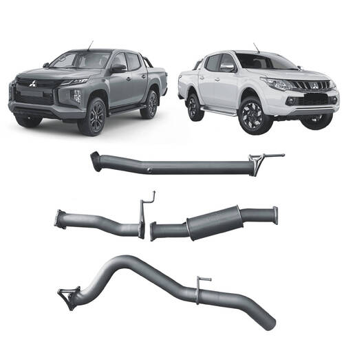 Redback Extreme Duty Exhaust to suit Mitsubishi Triton MQ/MR (05/2015 - on)