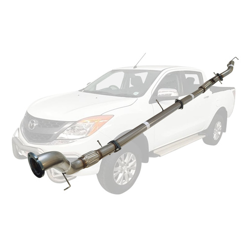 Performance Exhaust for Mazda BT50 2011 - 9/2016 3.2L 3 Inch Turbo Back Exhaust