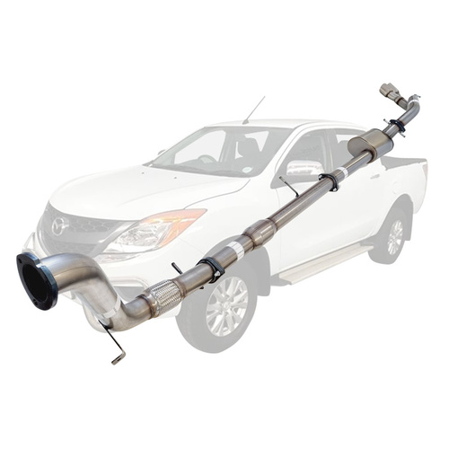 Performance Exhaust for Mazda BT50 2011 - 9/2016 3.2L 3 Inch Turbo Back Exhaust