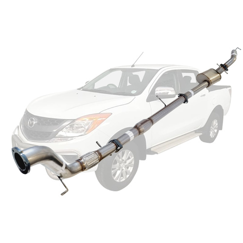 Performance Exhaust for Mazda BT50 2011 - 9/2016 3.2L 3 Inch Turbo Back Exhaust