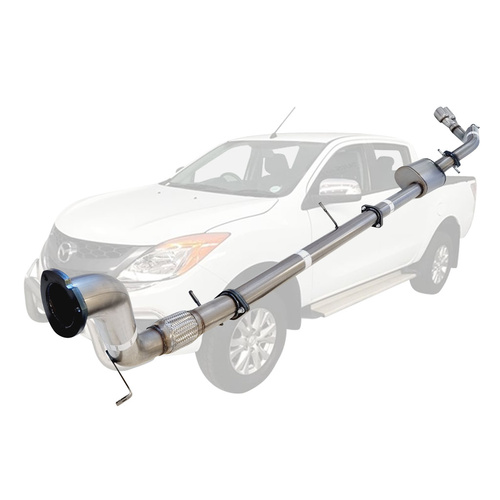 Performance Exhaust for Mazda BT50 2011 - 9/2016 3.2L 3 Inch Turbo Back Exhaust
