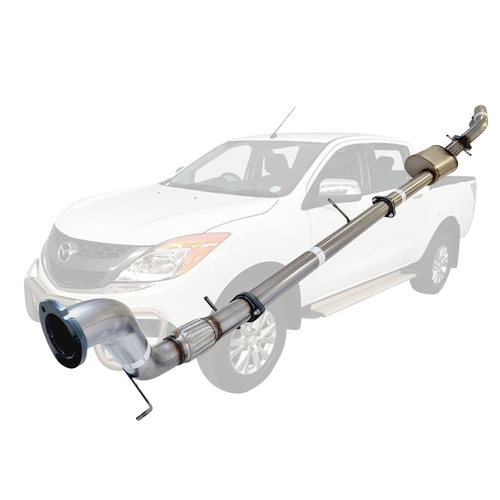 Performance Exhaust for Mazda BT50 2011 - 9/2016 3.2L 3 Inch Turbo Back Exhaust